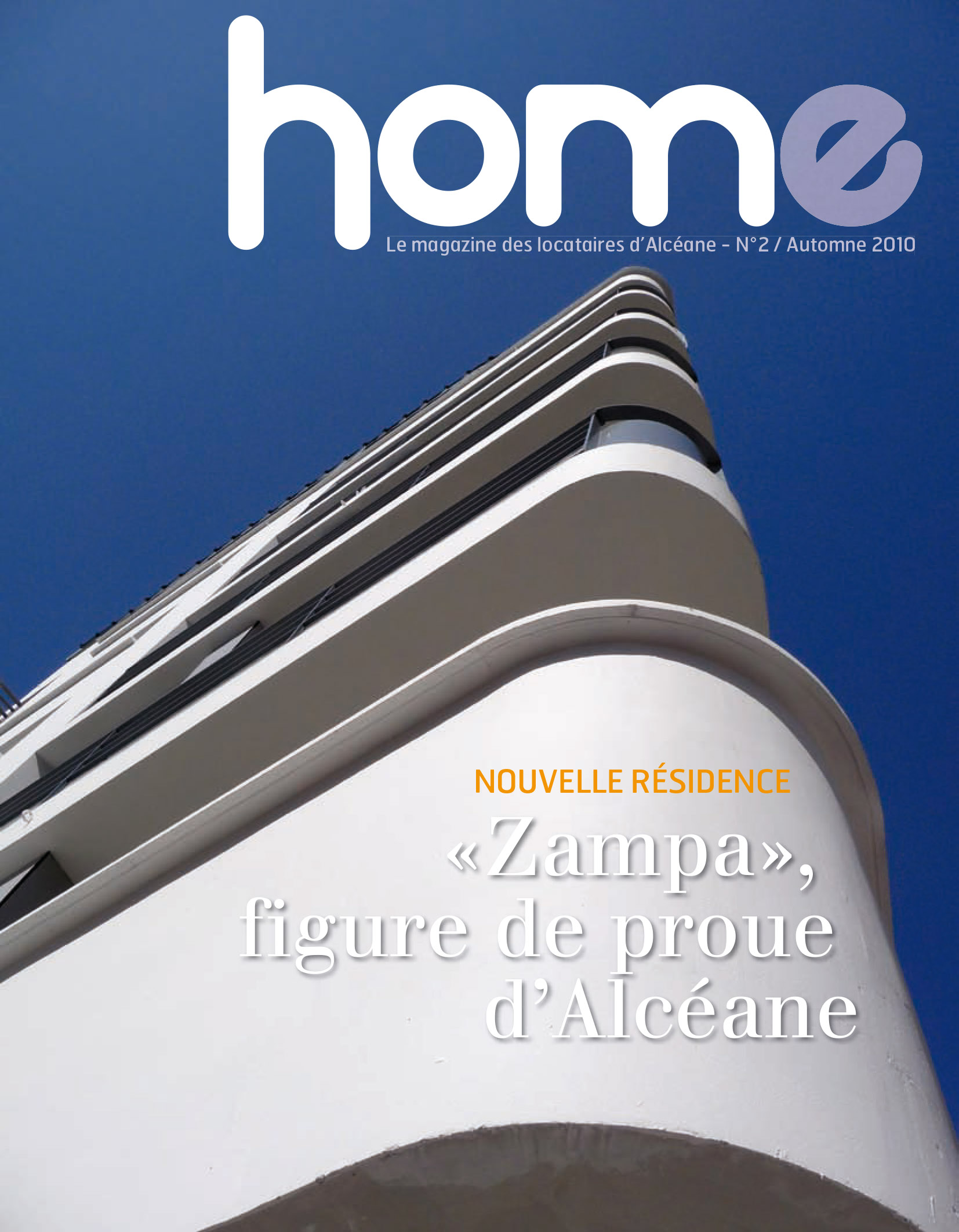 Page de couverture du magazine Home 2