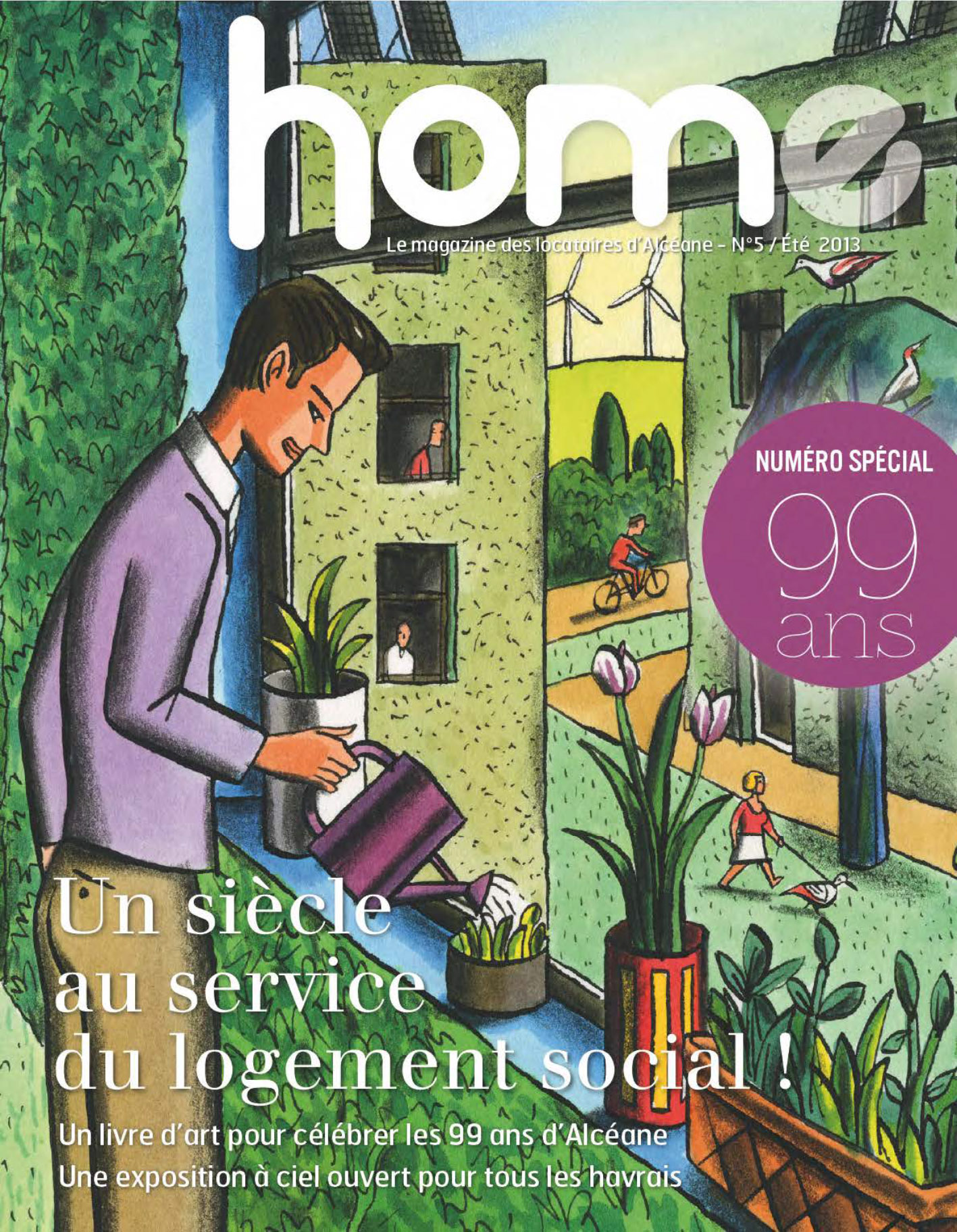 Page de couverture du magazine Home 5