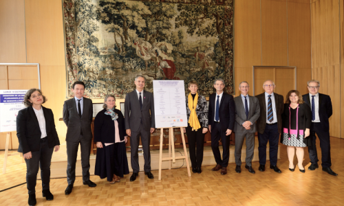 Photo des partenaires signataires de la convention