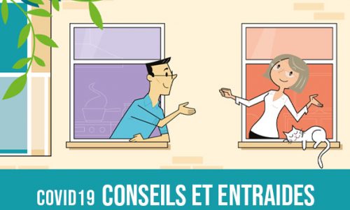 Illustration sur l'entraide entre voisins